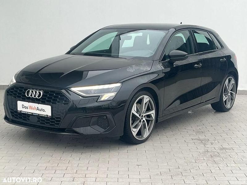 Culoarenegru Utilizat 2021 Audi A3 Design Hatchback | 23.491 EUR (Preț OK) - Imagine 1/4