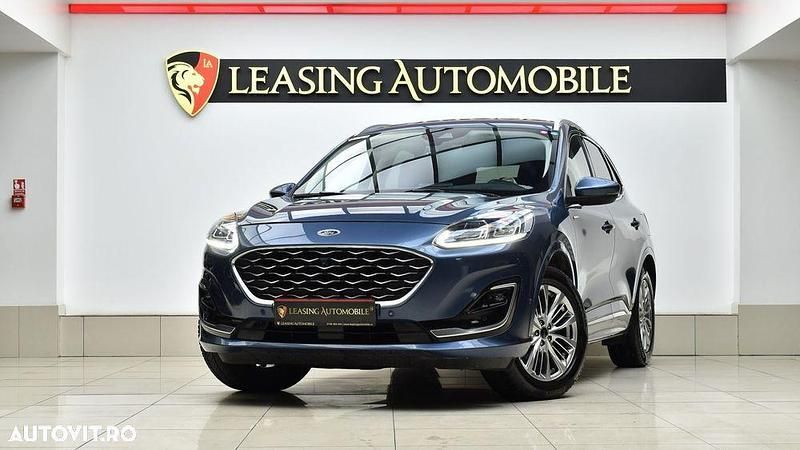 Albastru Utilizat 2021 Ford Kuga Vignale SUV | 25.398 EUR - Imagine 1/4