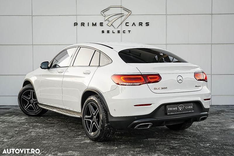 Second-hand Mercedes GLC300 AMG line 258 CP (189 kW) 2020 Culoarealb Coupe