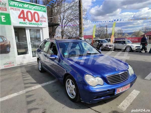 Second-hand Mercedes C220 143 CP (105 kW) 2003 Albastru Break