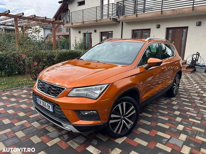 Culoareportocaliu Utilizat 2017 Seat Ateca 4Drive SUV | 16.500 EUR (Preț OK) - Imagine 1/4