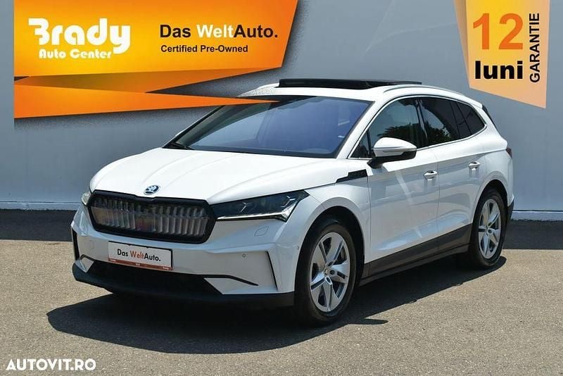 Alb Utilizat 2021 Skoda Enyaq iV SUV | 27.900 EUR (Preț OK) - Imagine 1/4