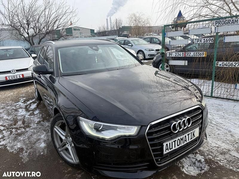 Culoarenegru Utilizat 2014 Audi A6 S-Line Break | 8.990 EUR (Super Preț) - Imagine 1/4