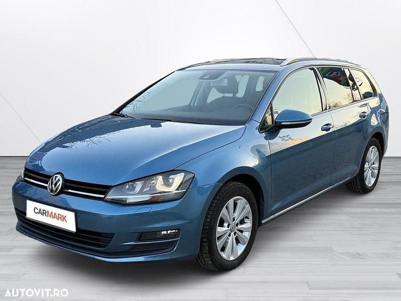 Culoarealbastru Utilizat 2015 VW Golf VII Highline Break | 8.290 EUR (Preț OK) - Imagine 1/4