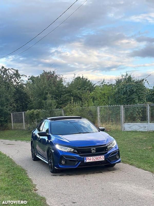 Albastru Utilizat 2019 Honda Civic Sport Plus Hatchback | 14.700 EUR (Super Preț) - Imagine 1/4