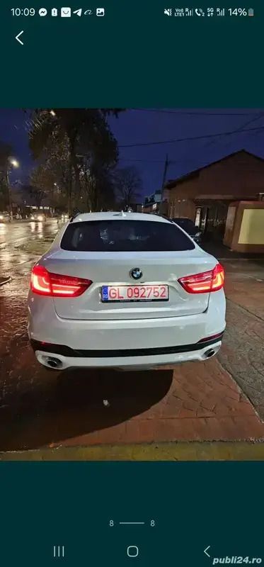 Alb Utilizat 2016 BMW X6 SUV | 24.800 EUR (Preț bun) - Imagine 1/4