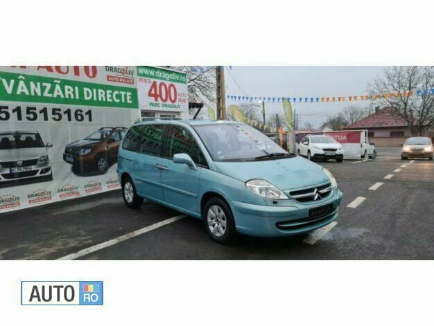 Albastru Utilizat 2003 Citroën C8 Monovolum | 1.999 EUR - Imagine 1/4