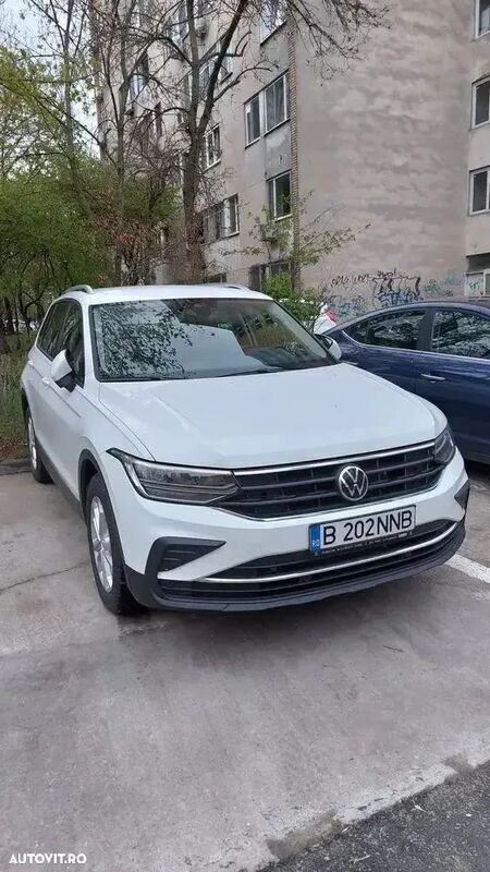 Alb Utilizat 2021 VW Tiguan Life SUV | 28.369 EUR (Puțin scump) - Imagine 1/4
