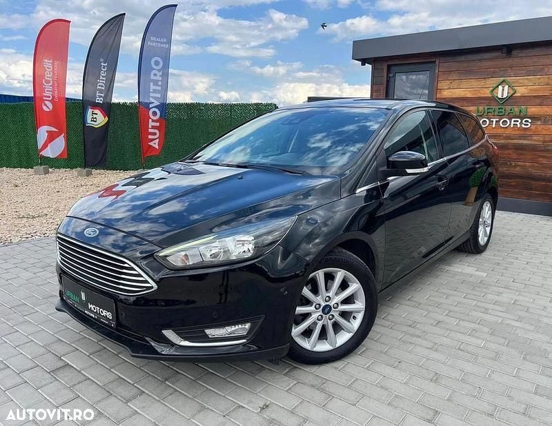 Culoarealbastru Utilizat 2017 Ford Focus Titanium Break | 7.790 EUR (Preț bun) - Imagine 1/4