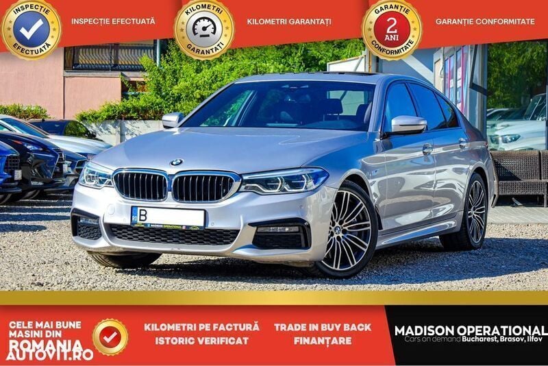 Gri Utilizat 2018 BMW 540 Berlinǎ | 35.850 EUR - Imagine 1/4