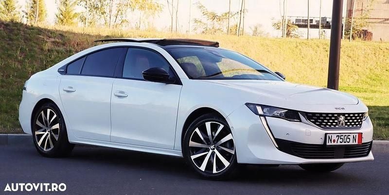 Culoarealb Utilizat 2020 Peugeot 508 GT Berlinǎ | 15.999 EUR (Preț bun) - Imagine 1/4