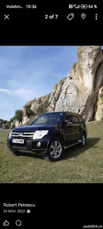 Negru Utilizat 2008 Mitsubishi Pajero SUV | 7.000 EUR - Imagine 1/4