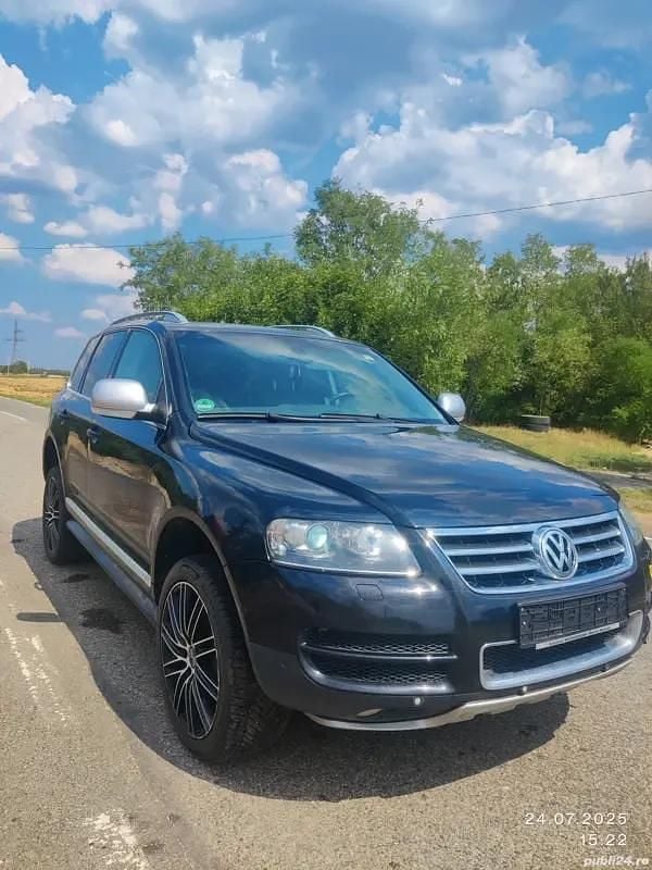Negru Utilizat 2006 VW Touareg SUV | 4.000 EUR (Preț bun) - Imagine 1/4