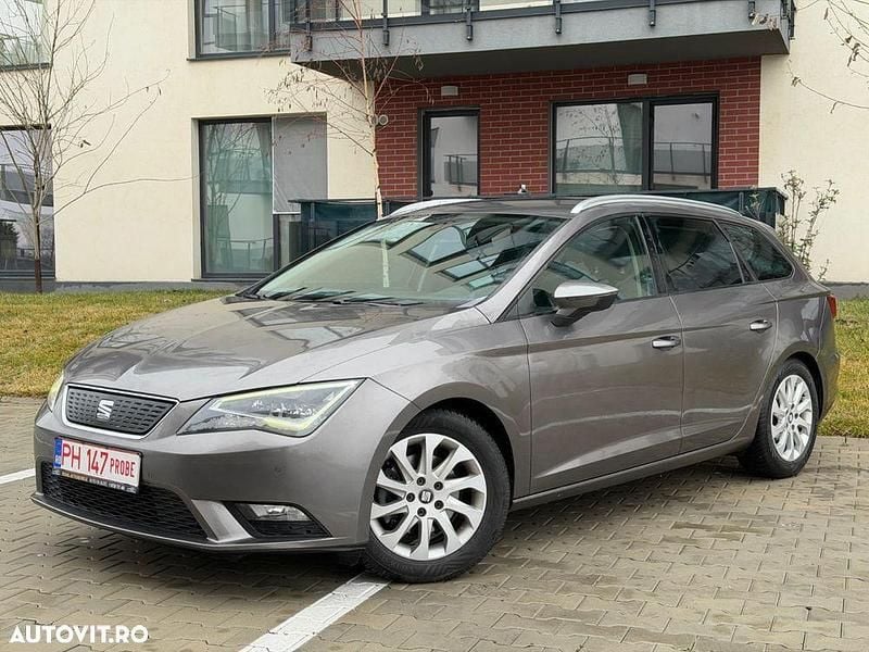 Culoaregri Second-hand 2014 Seat Leon Ecomotive Break | 6.655 EUR (Preț OK) - Imagine 1/4