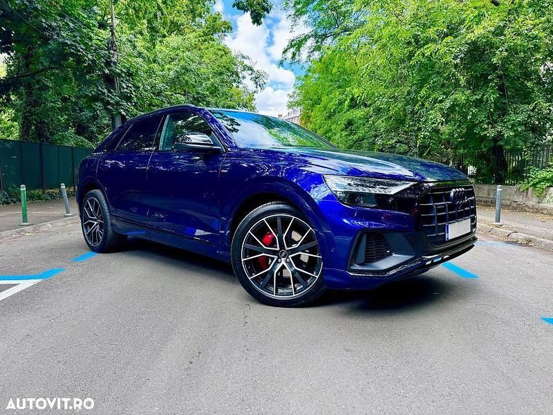 Albastru Utilizat 2022 Audi Q8 Design SUV | 58.500 EUR (Super Preț) - Imagine 1/4