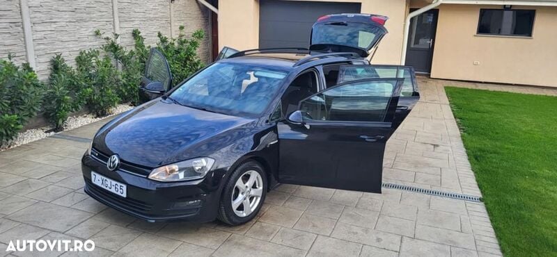 Negru Utilizat 2015 VW Golf VII Break | 6.899 EUR (Preț OK) - Imagine 1/4