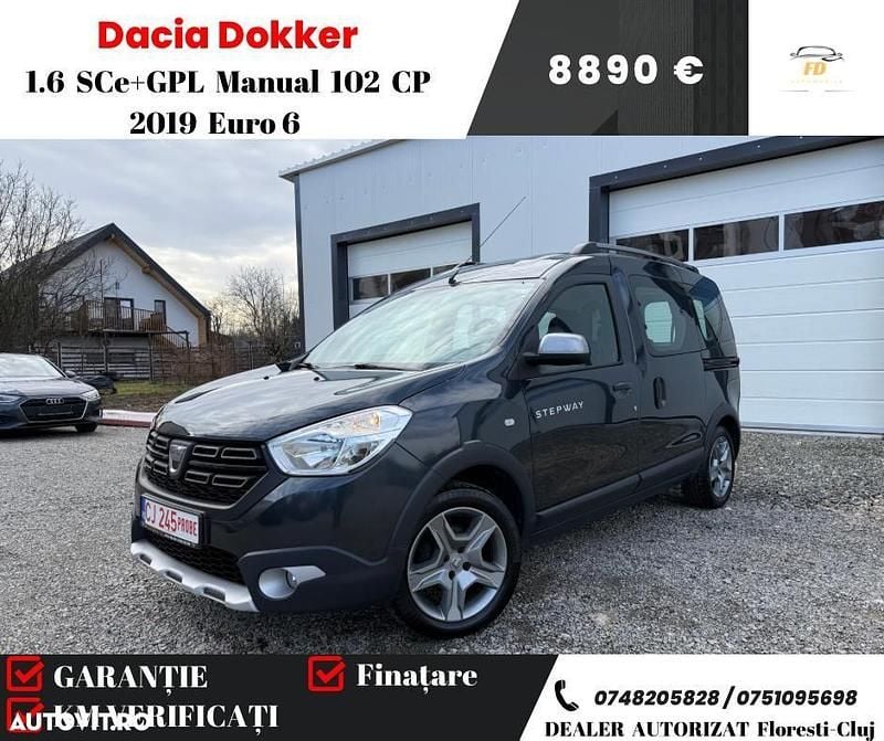 Culoaregri Second-hand 2019 Dacia Dokker Celebration Monovolum | 8.890 EUR (Preț OK) - Imagine 1/4