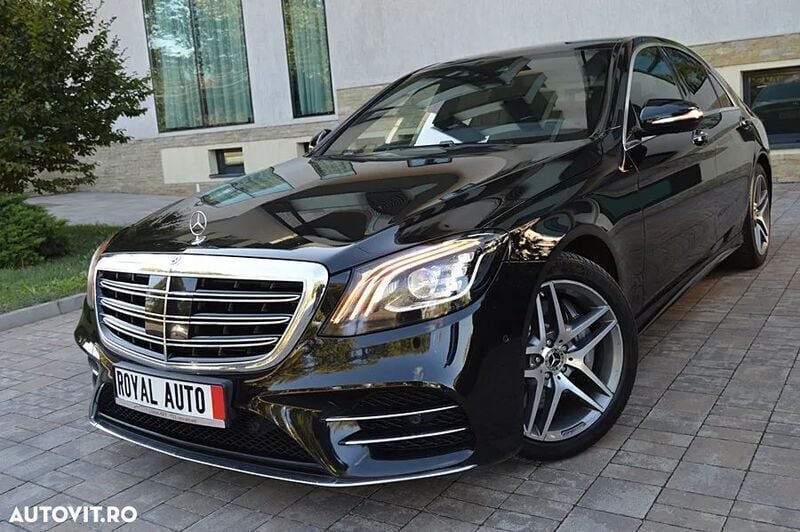 Negru Utilizat 2019 Mercedes S400 Berlinǎ | 44.900 EUR (Super Preț) - Imagine 1/4