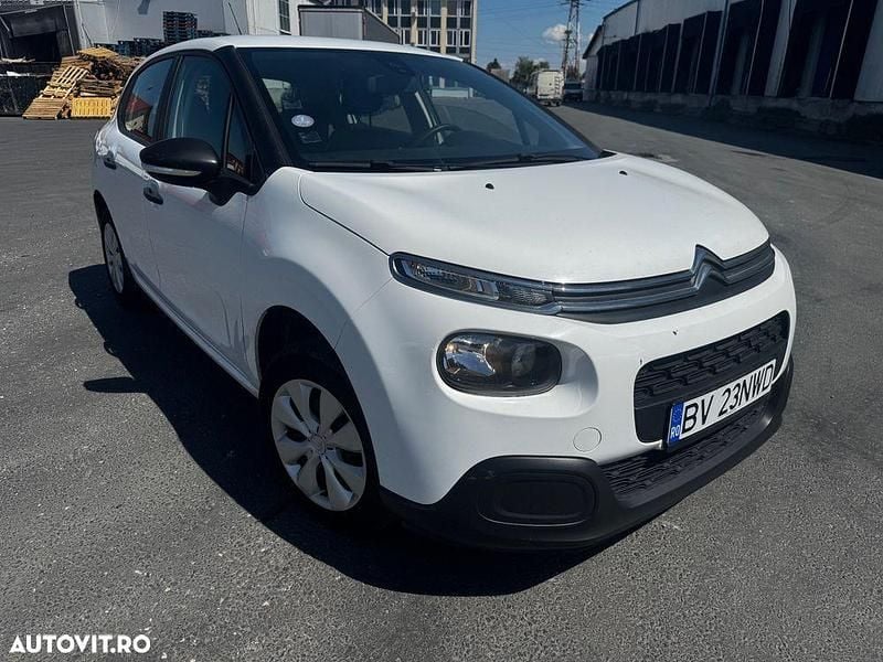 Culoarealb Utilizat 2019 Citroën C3 Live Hatchback | 6.780 EUR (Preț bun) - Imagine 1/4