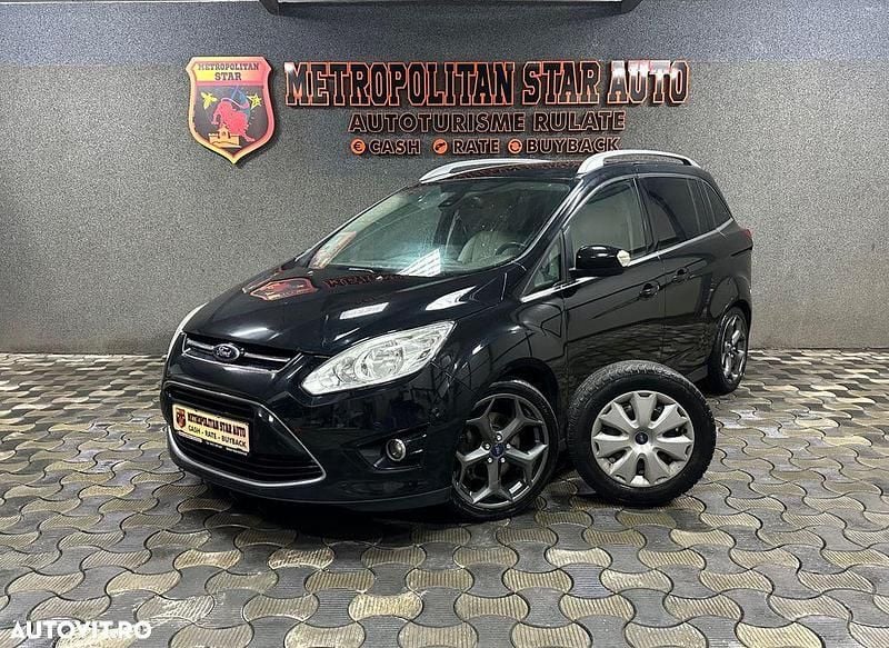 Culoarenegru Utilizat 2013 Ford C-MAX Titanium Monovolum | 5.650 EUR (Preț bun) - Imagine 1/4