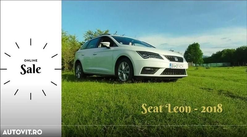 Culoarealb Utilizat 2018 Seat Leon Style Break | 10.700 EUR (Preț OK) - Imagine 1/4