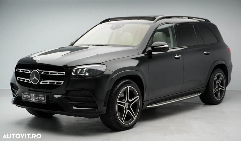 Negru Utilizat 2019 Mercedes GLS400 Exclusive SUV | 70.149 EUR (Preț bun) - Imagine 1/4