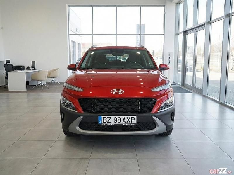 Rosu Utilizat 2021 Hyundai Kona SUV | 16.200 EUR (Super Preț) - Imagine 1/4