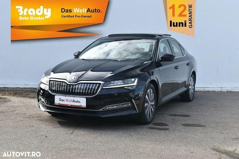 Culoarenegru Utilizat 2021 Skoda Superb Style Berlinǎ | 25.999 EUR (Preț OK) - Imagine 1/4