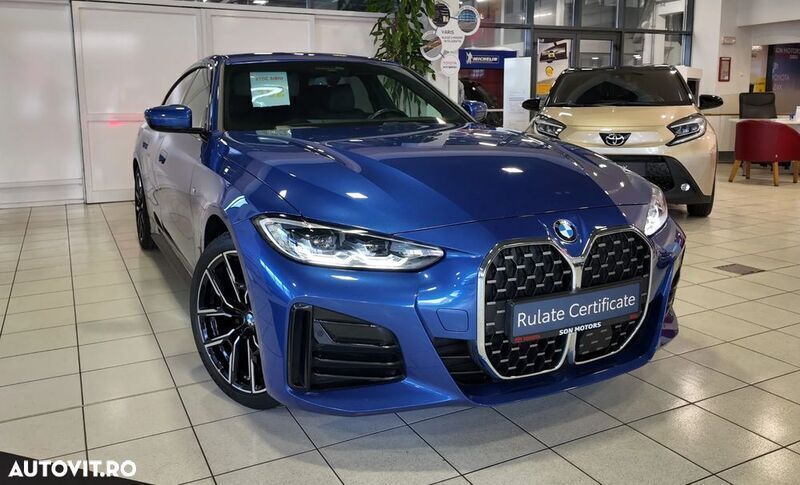 Albastru Utilizat 2023 BMW 420 Gran Coupé M Sport Coupe | 43.900 EUR (Scump) - Imagine 1/4