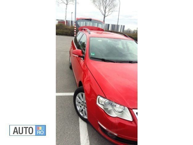 Rosu Utilizat 2006 VW Passat Break | 4.350 EUR (Preț OK) - Imagine 1/4