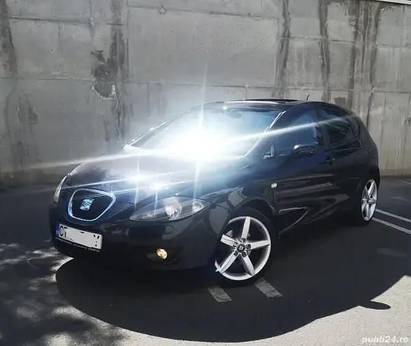 Negru Utilizat 2008 Seat Leon Berlinǎ | 4.000 EUR (Puțin scump) - Imagine 1/4