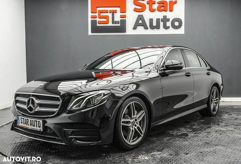 Culoarenegru Utilizat 2019 Mercedes E220 Berlinǎ | 19.490 EUR (Super Preț) - Imagine 1/4