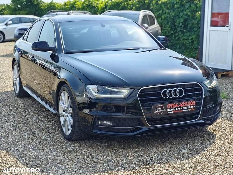 Culoarenegru Utilizat 2014 Audi A4 S-Line Berlinǎ | 9.600 EUR (Preț OK) - Imagine 1/4