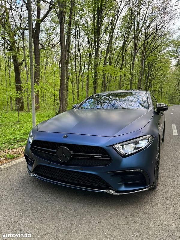 Culoarealbastru Utilizat 2019 Mercedes CLS53 AMG AMG Coupe | 49.990 EUR (Super Preț) - Imagine 1/4