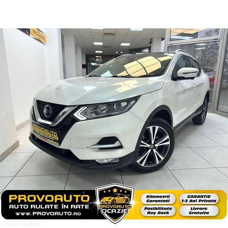 Second-hand Nissan Qashqai N-Connecta 130 CP (95 kW) 2018 Culoarealb SUV