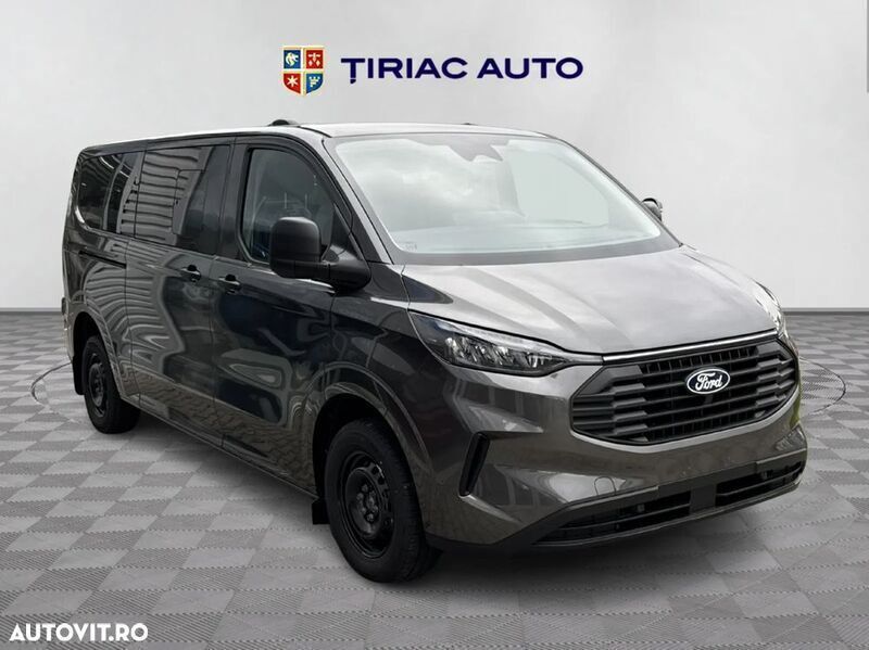 Gri Nouă 2024 Ford Transit Custom Monovolum | 38.478 EUR - Imagine 1/4