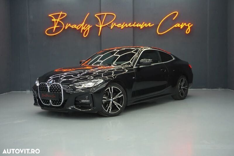 Negru Utilizat 2022 BMW 420 Coupe | 41.990 EUR (Super Preț) - Imagine 1/4