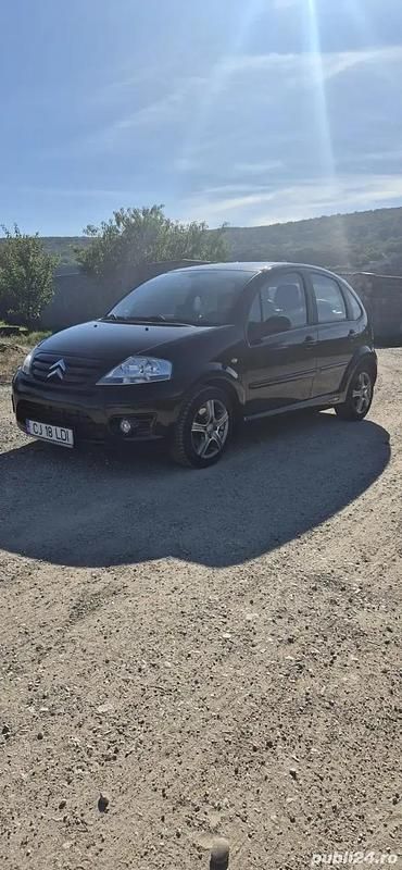 Negru Utilizat 2006 Citroën C3 Exclusive Hatchback | 2.300 EUR - Imagine 1/4