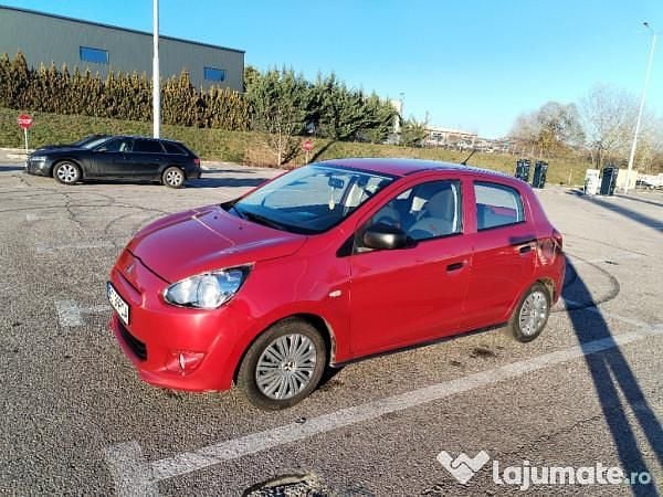 Second-hand Mitsubishi Space Star 71 CP (52 kW) 2014 Roșu Hatchback