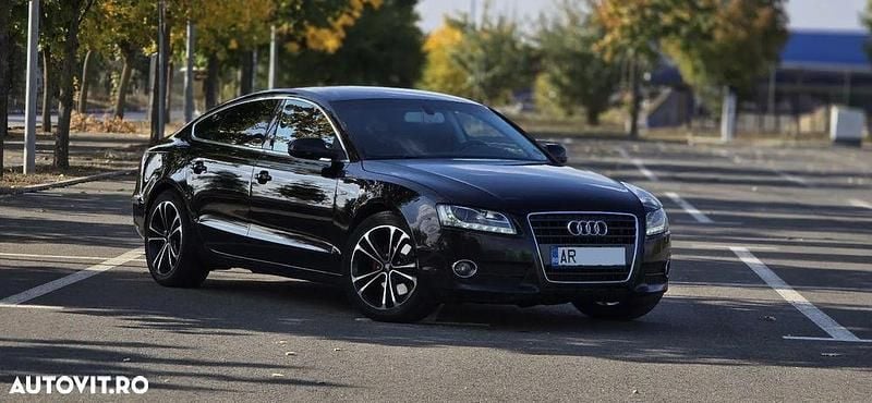 Culoarenegru Utilizat 2010 Audi A5 Sportback Sport Berlinǎ | 8.900 EUR (Puțin scump) - Imagine 1/4