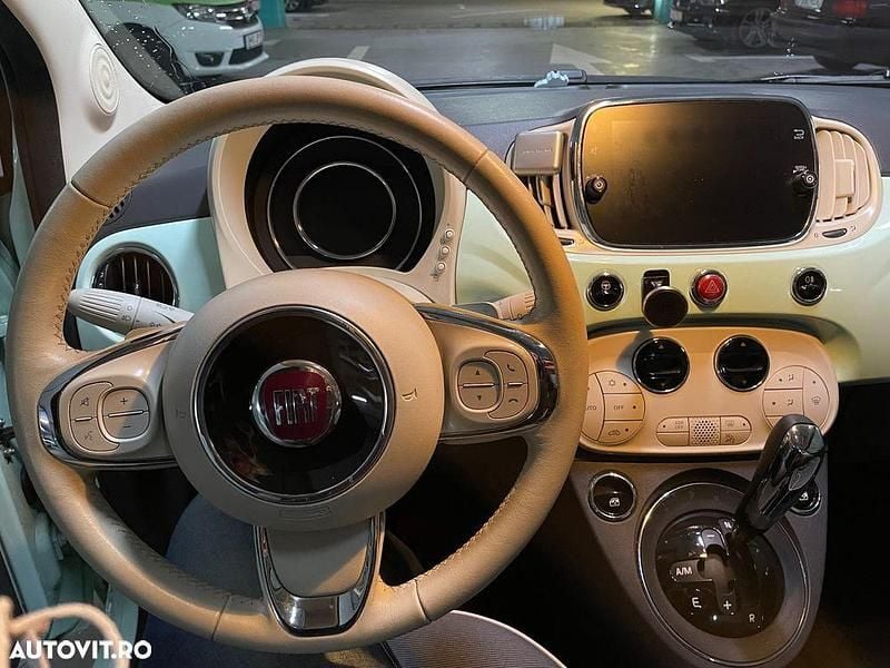 Second-hand Fiat 500 69 CP (50 kW) 2017 Culoareverde Hatchback