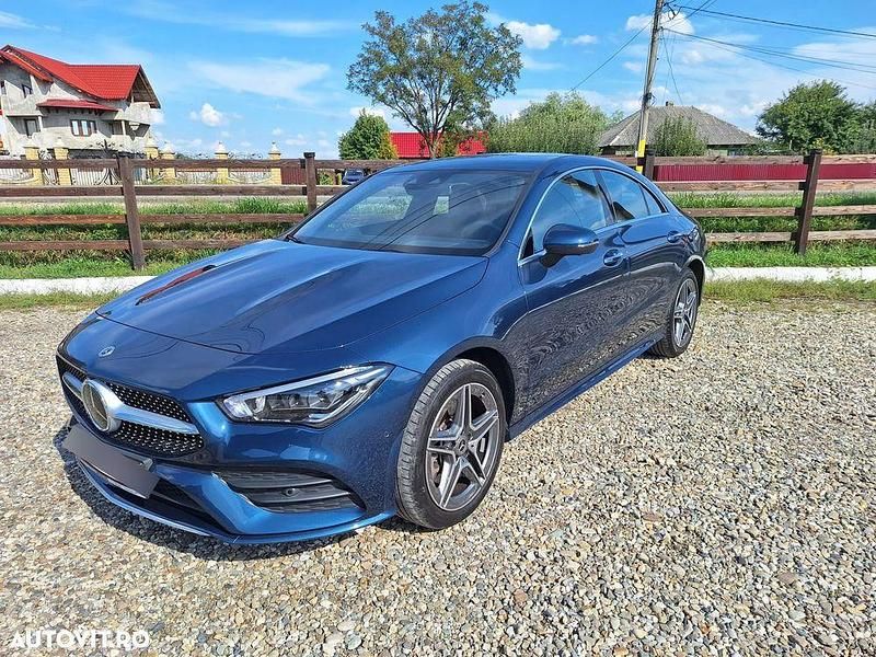 Culoarealbastru Second-hand 2023 Mercedes CLA250e AMG line Berlinǎ | 33.500 EUR (Preț bun) - Imagine 1/4