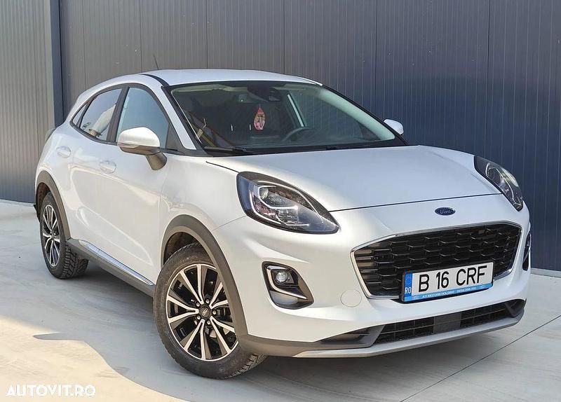 Culoarealb Utilizat 2021 Ford Puma Gen-E Titanium Hatchback | 13.700 EUR (Preț bun) - Imagine 1/4