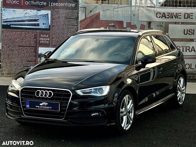 Culoarenegru Second-hand 2015 Audi A3 S-Line Hatchback | 10.799 EUR (Preț bun) - Imagine 1/4