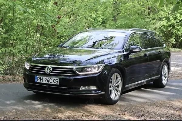Second-hand VW Passat Highline 150 CP (110 kW) 2015 Negru Break