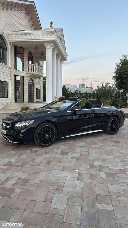 Second-hand Mercedes S63 AMG AMG 585 CP (430 kW) 2017 Culoarenegru Cabrio