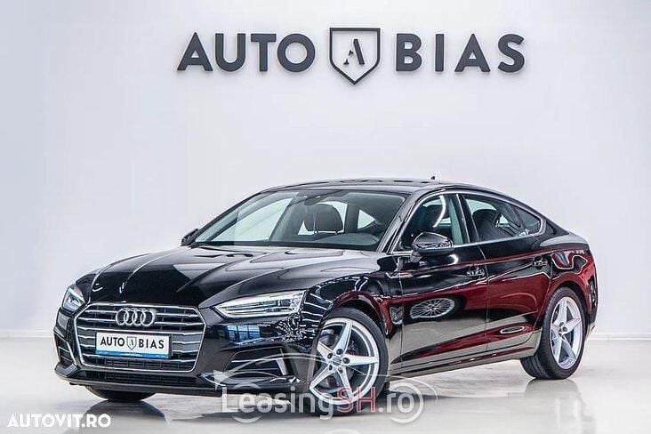 Negru Utilizat 2019 Audi A5 Sportback Sport Berlinǎ | 19.989 EUR (Preț bun) - Imagine 1/4