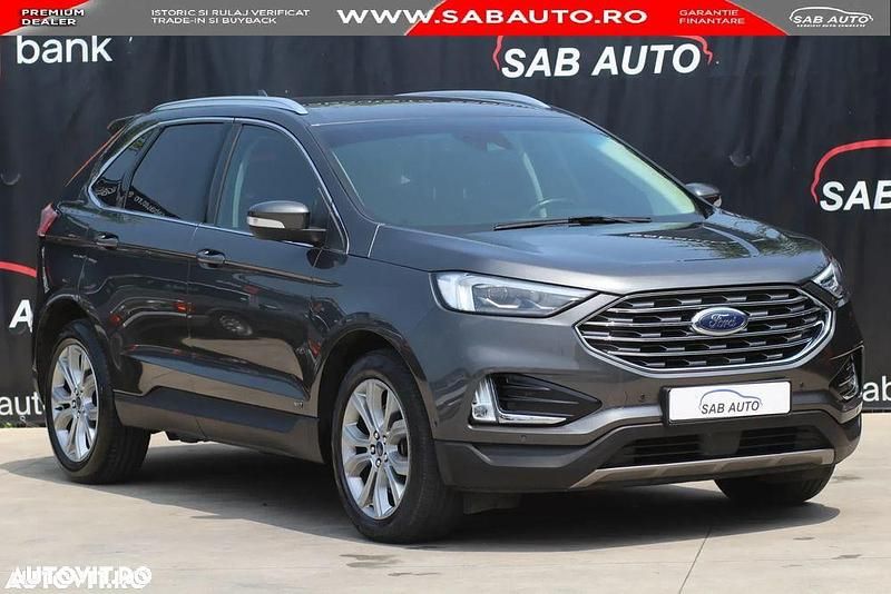 Gri Utilizat 2019 Ford Edge Titanium SUV | 19.990 EUR (Preț OK) - Imagine 1/4