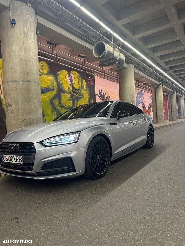 Argint Utilizat 2018 Audi A5 Sportback S-Line | 22.000 EUR (Super Preț) - Imagine 1/4