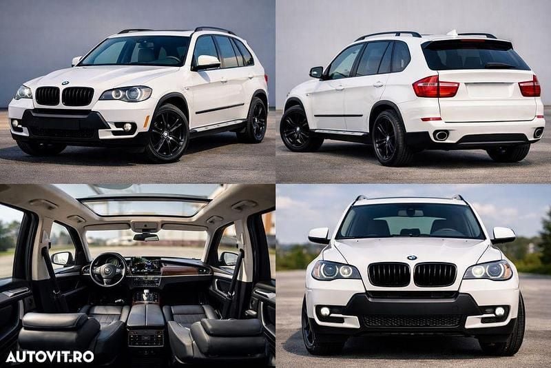Second-hand BMW X5 272 CP (200 kW) 2008 Culoarealb SUV